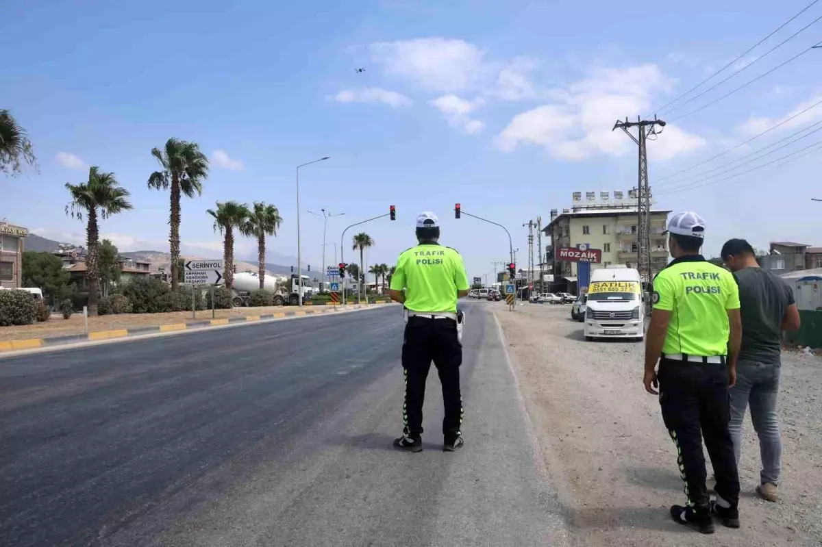 Hatay'da Dronlu Trafik Denetimi: Cezalar Kesildi