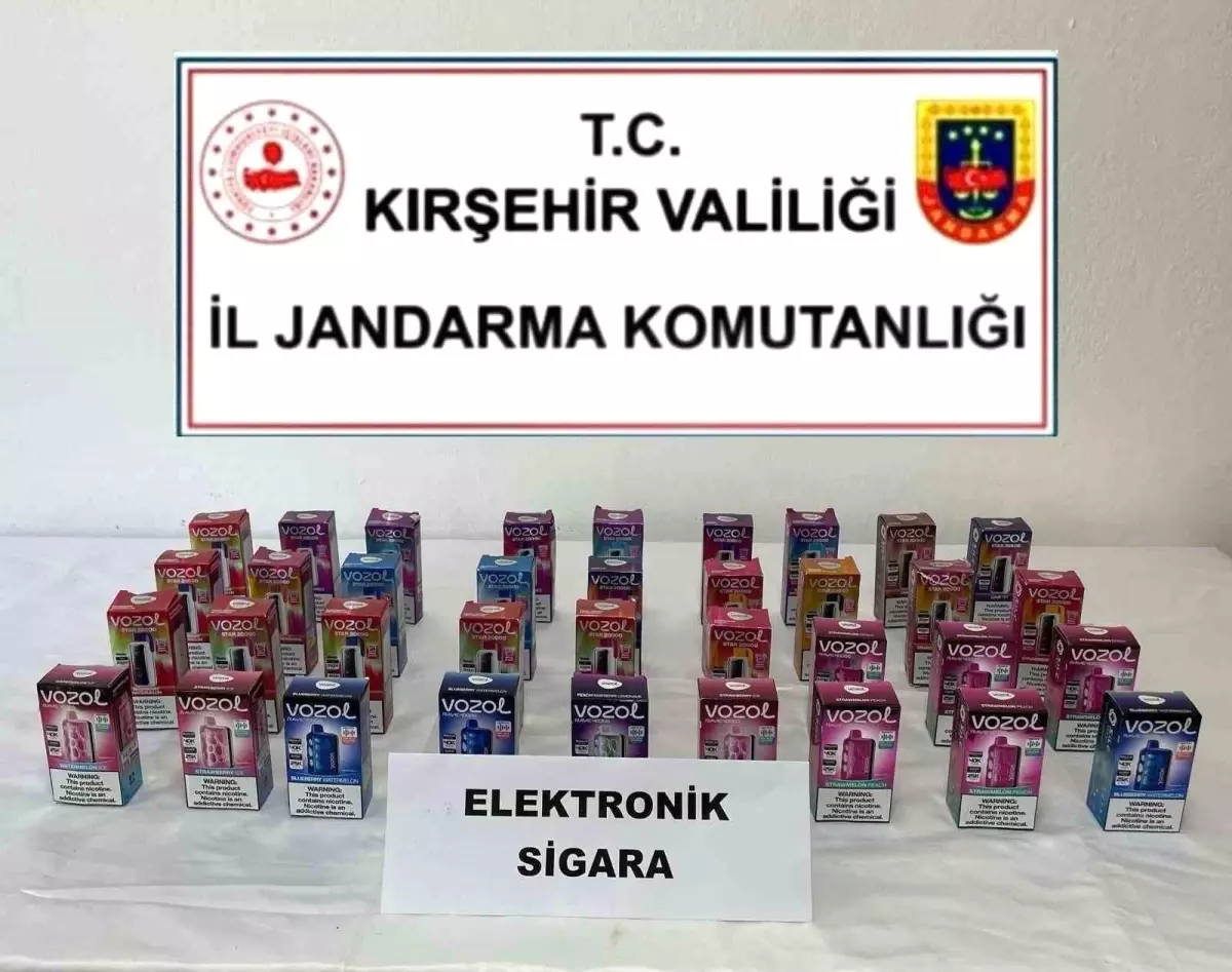 Kırşehir'de Kaçak Elektronik Sigara Operasyonu: 36 Adet Ele Geçirildi