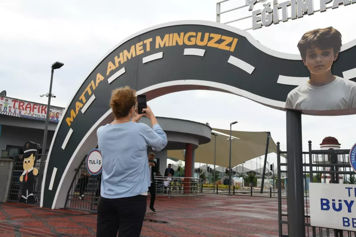 Mattia Ahmet Minguzzi'nin Anısına Çocuk Trafik Eğitim Merkezi Açıldı