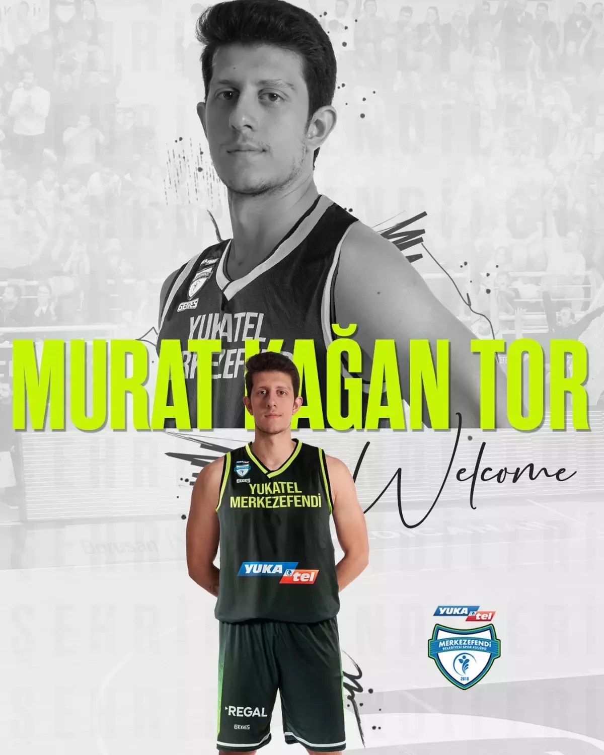 Merkezefendi Belediyesi Basket, Pivot Murat Kağan Tor'u Kadrosuna Katıyor