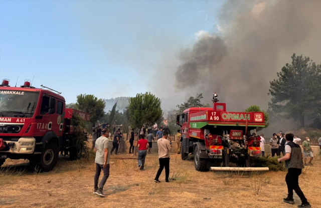 Orman yangını Çanakkale Üniversitesi'ne sıçradı mı? Kampüs boşaltıldı mı?