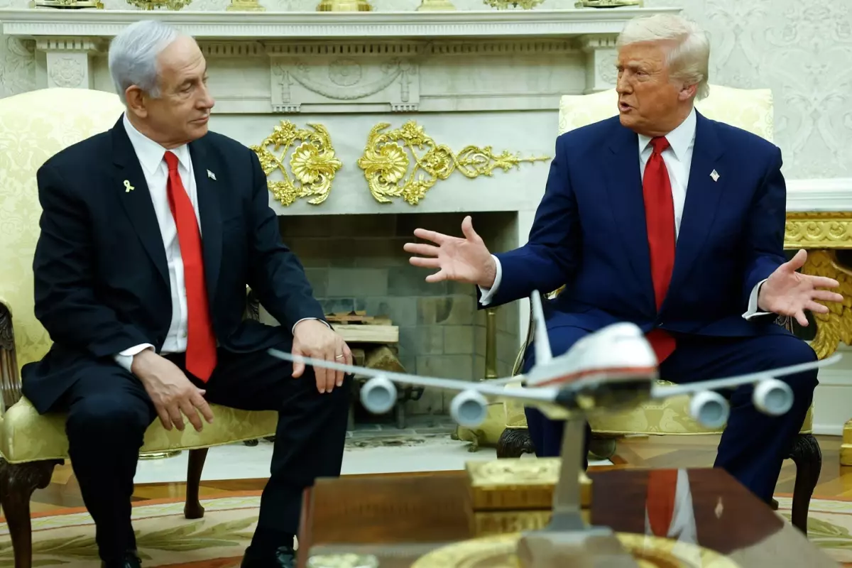 Trump'tan Netanyahu'ya fırça! Sözünü kesti, sesini yükseltti