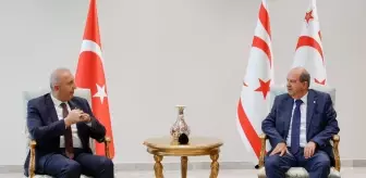 TSTK Heyeti, KKTC Cumhurbaşkanı Tatar'ı Ziyaret Etti