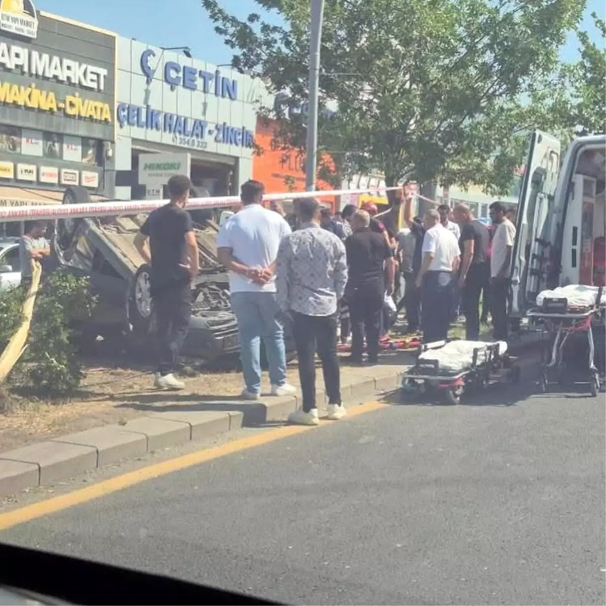 Ankara'da Trafik Kazası: Bir Yaralı