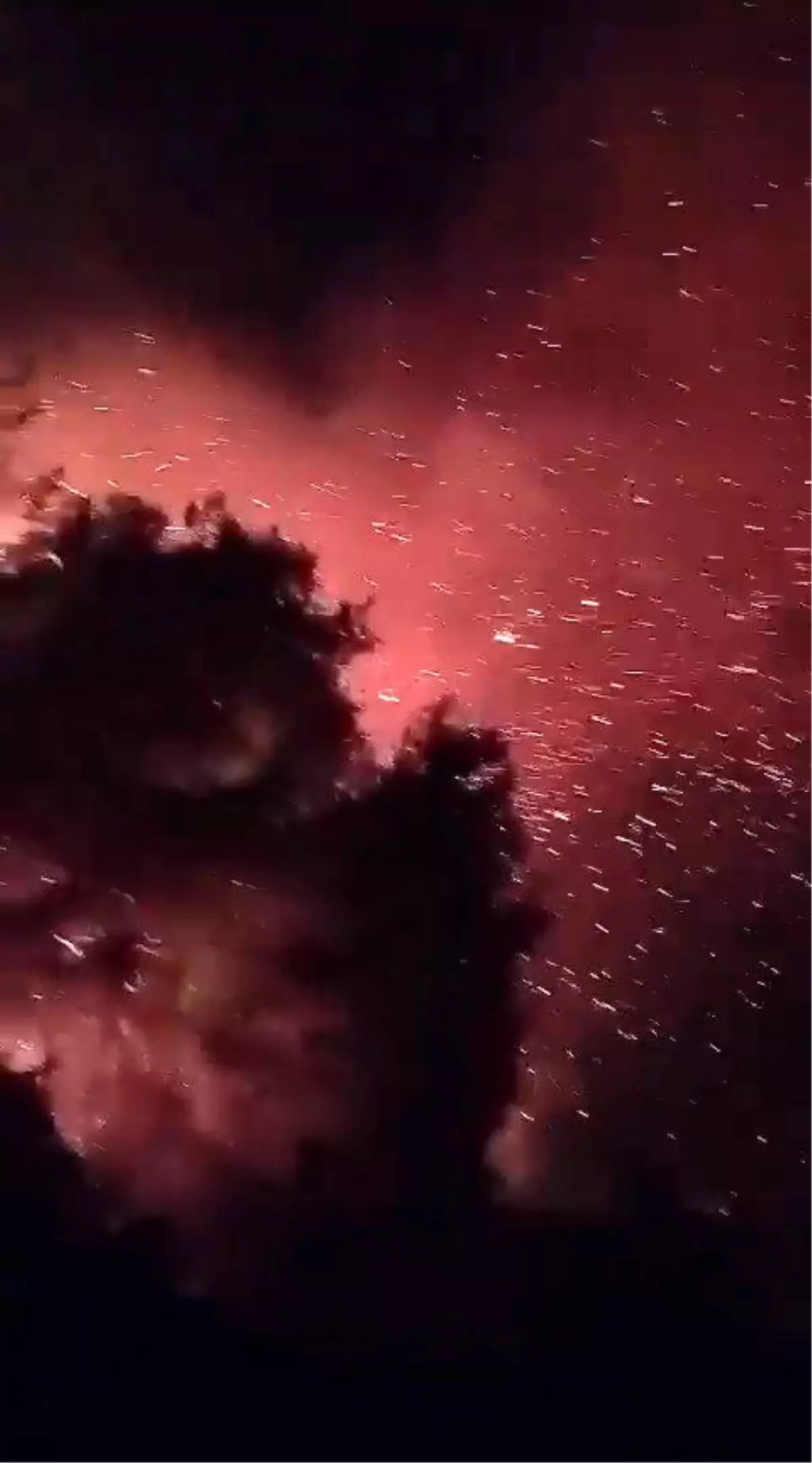 Çanakkale'de Orman Yangınına Gece Mesaisi