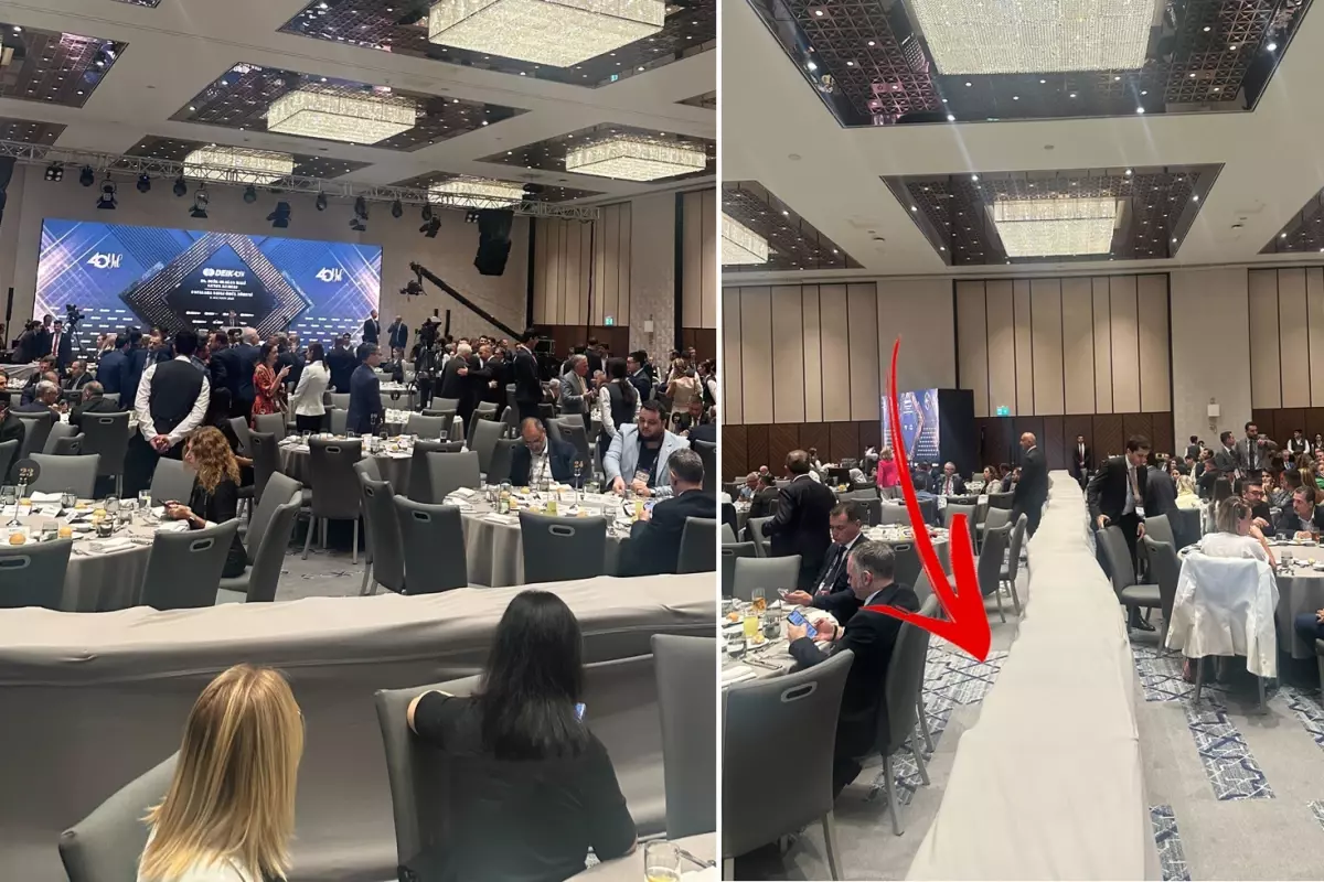 DEİK'in iş dünyasını buluşturduğu programda oturma düzeni tepki çekti