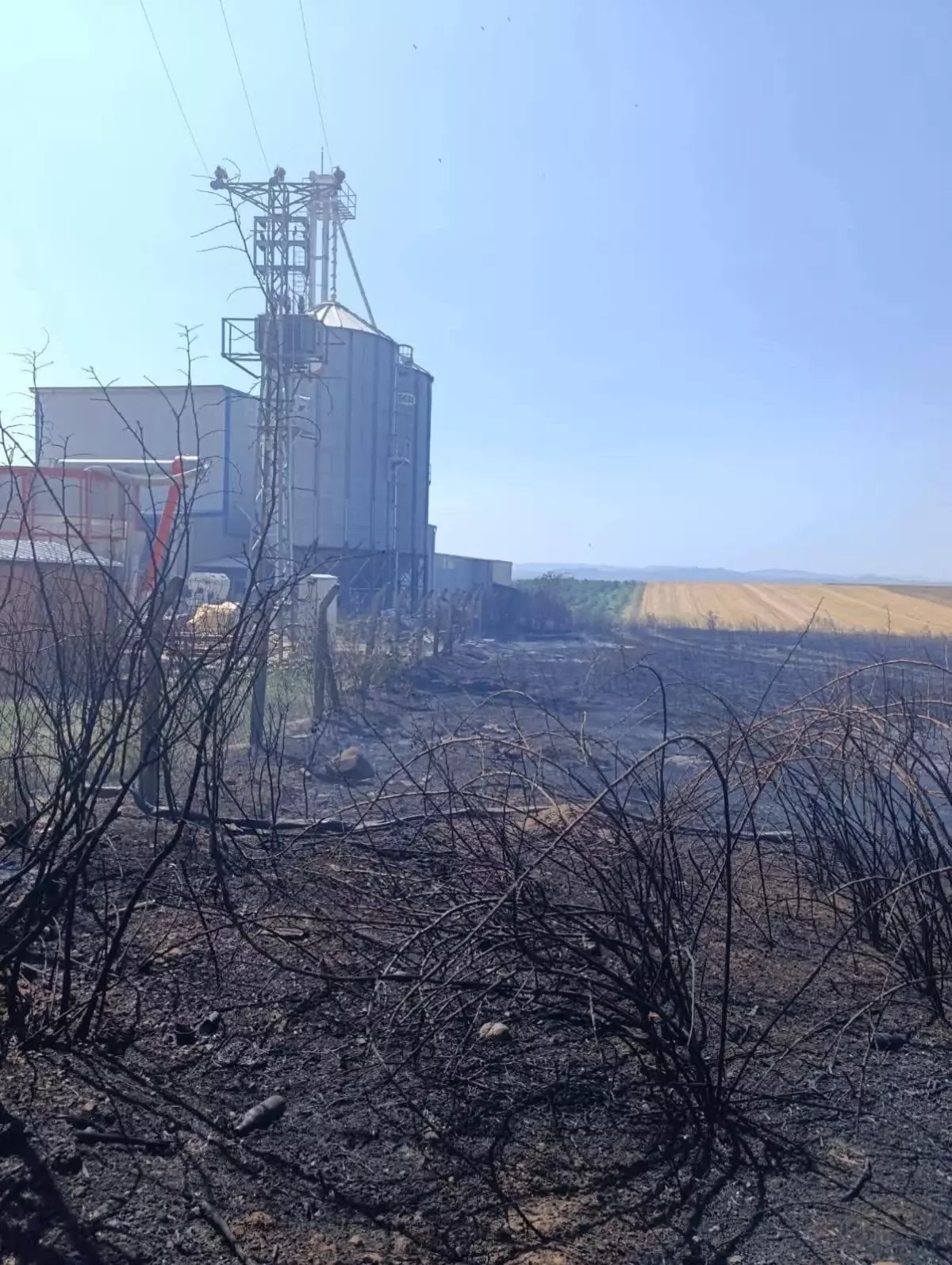 Edirne'de Anız Yangını Kontrol Altına Alındı