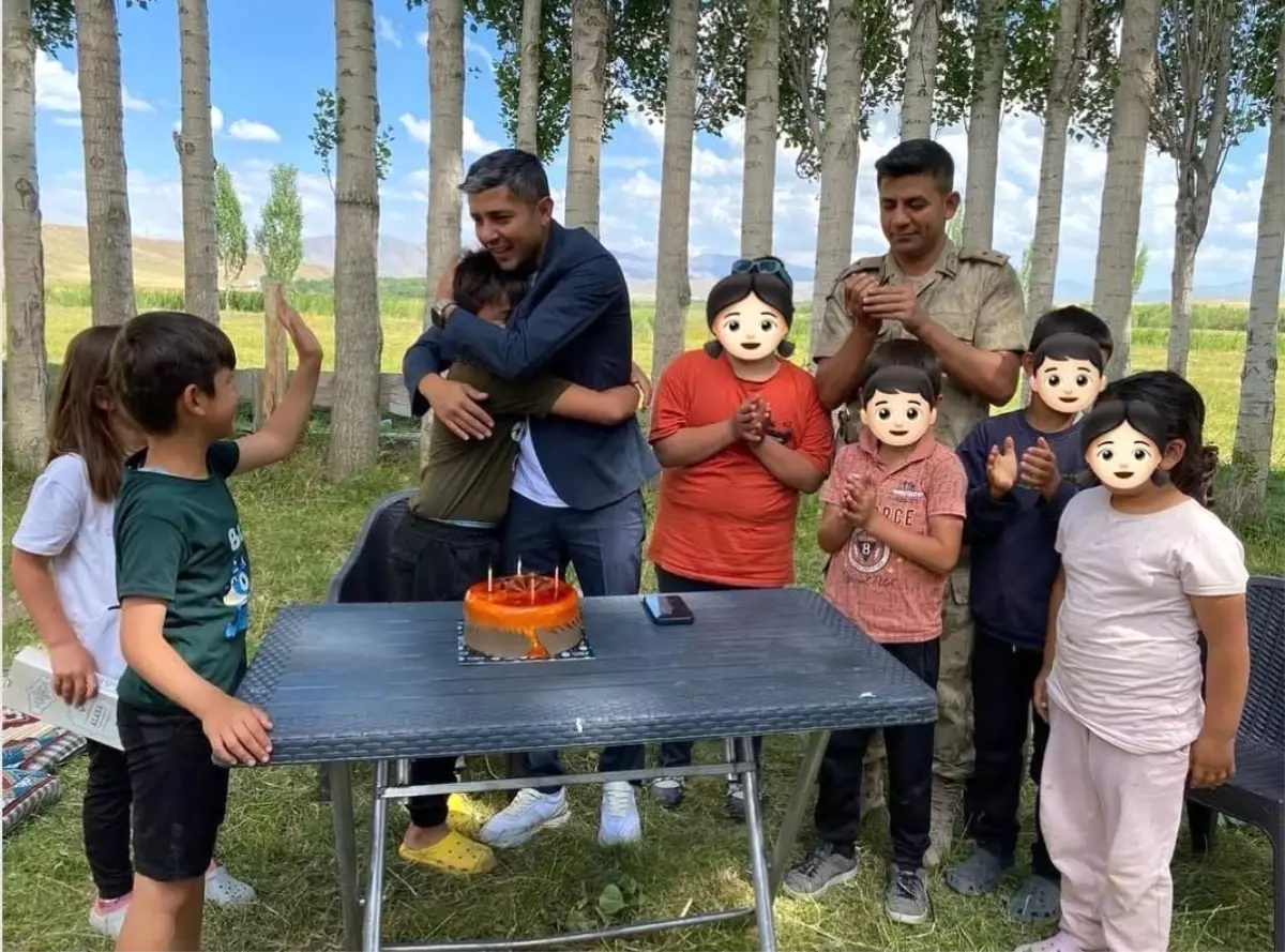 Hamur'da Öksüz ve Yetim Çocuklar İçin Doğum Günü Kutlaması