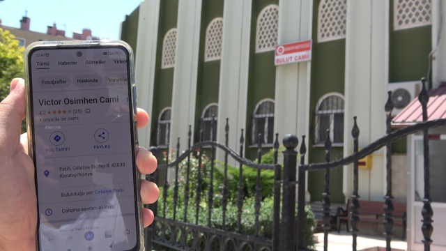 konya da bir caminin adi google haritalar da 18930956 7628 m