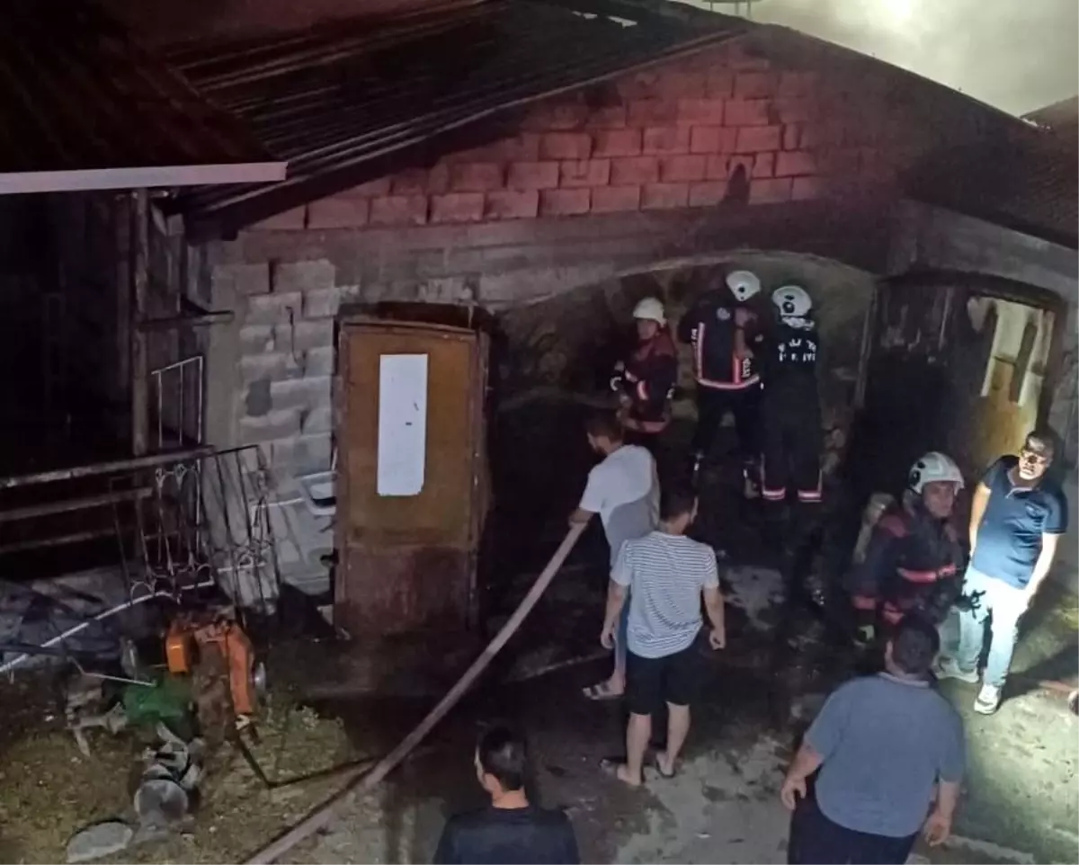 Malatya'da Ahırda Yangın Paniğe Neden Oldu