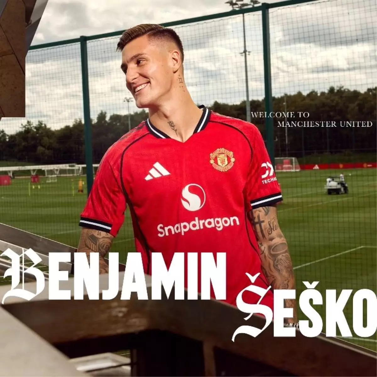 Manchester United, Benjamin Sesko'yu Kadrosuna Kattı