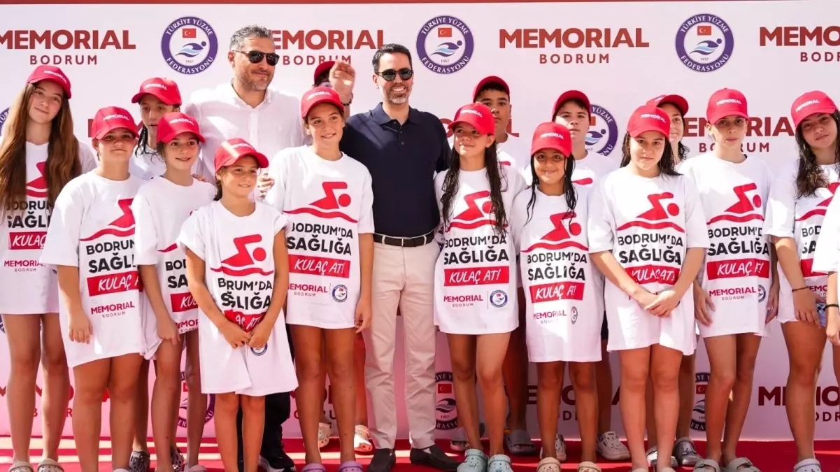 Bodrum'da Sağlığa Kulaç At Etkinliği Düzenlendi