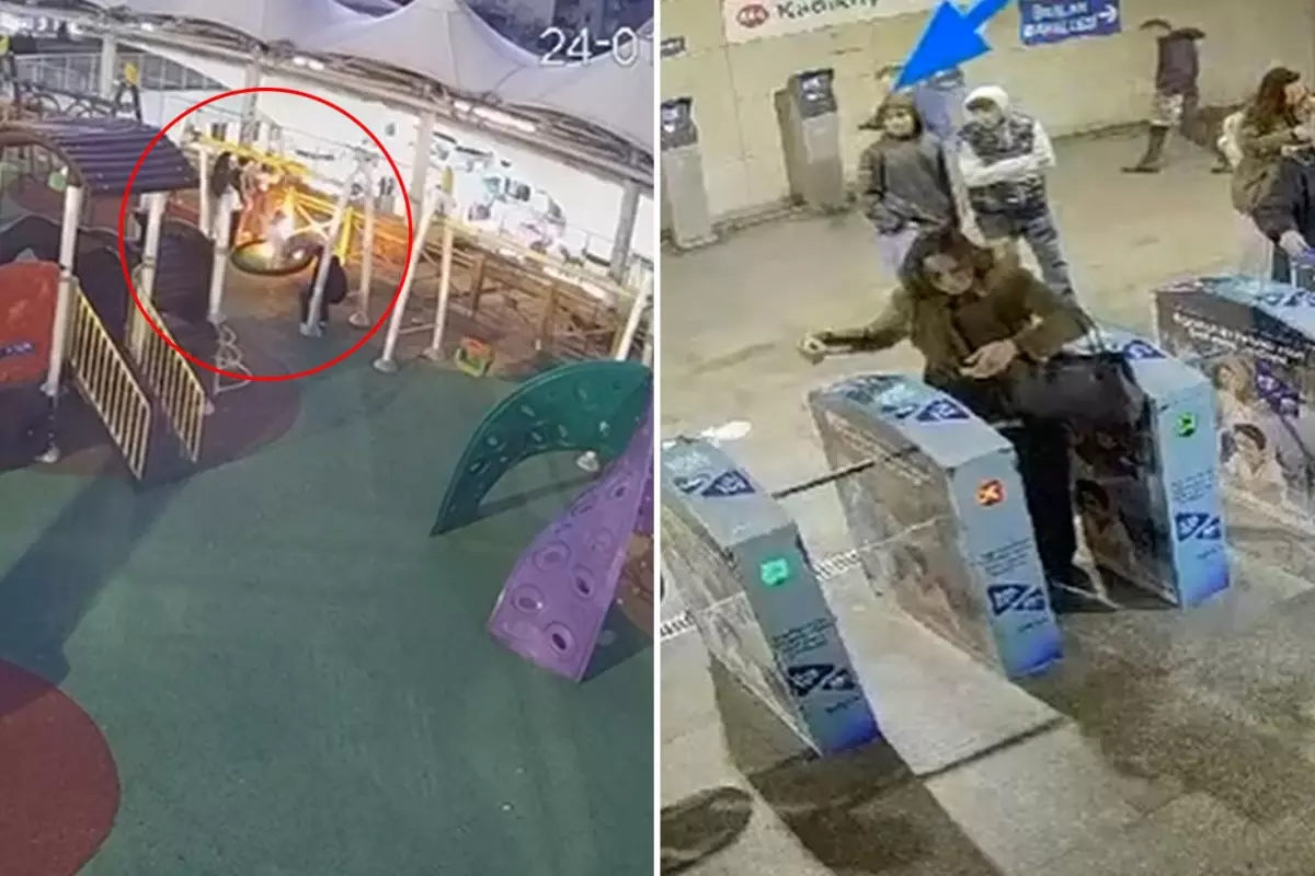 Minguzzi cinayetinde yeni görüntüler! Parkta ateş yakıp metrodan kaçak geçmişler