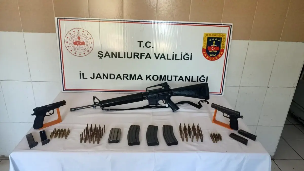 Siverek'te Ruhsatsız Silah Operasyonu: 4 Gözaltı