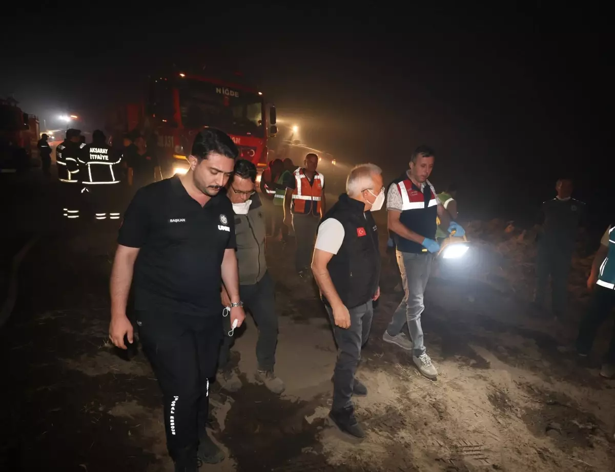 Aksaray'da Orman Yangını Kontrol Altına Alındı