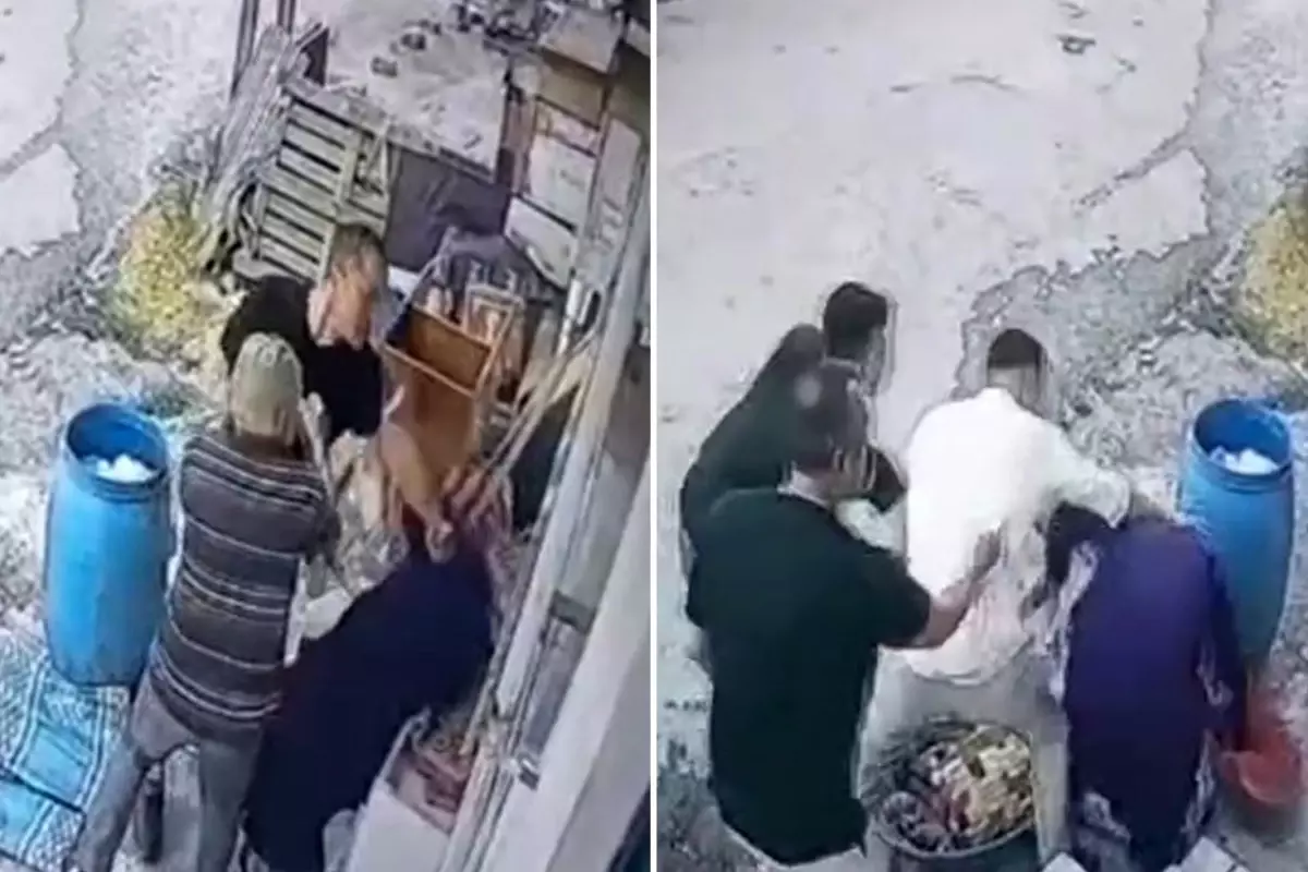 Baba-oğul 'bidon' tartışmasında 70 yaşındaki kadını darp etti