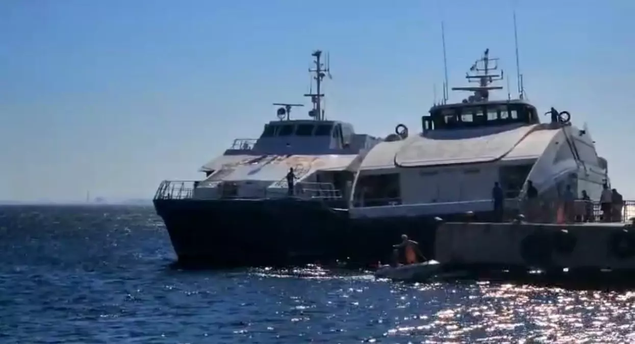 Avşa Adası Açıklarında Deniz Otobüsü Kazası: Yolcular Güvenle Tahliye Edildi