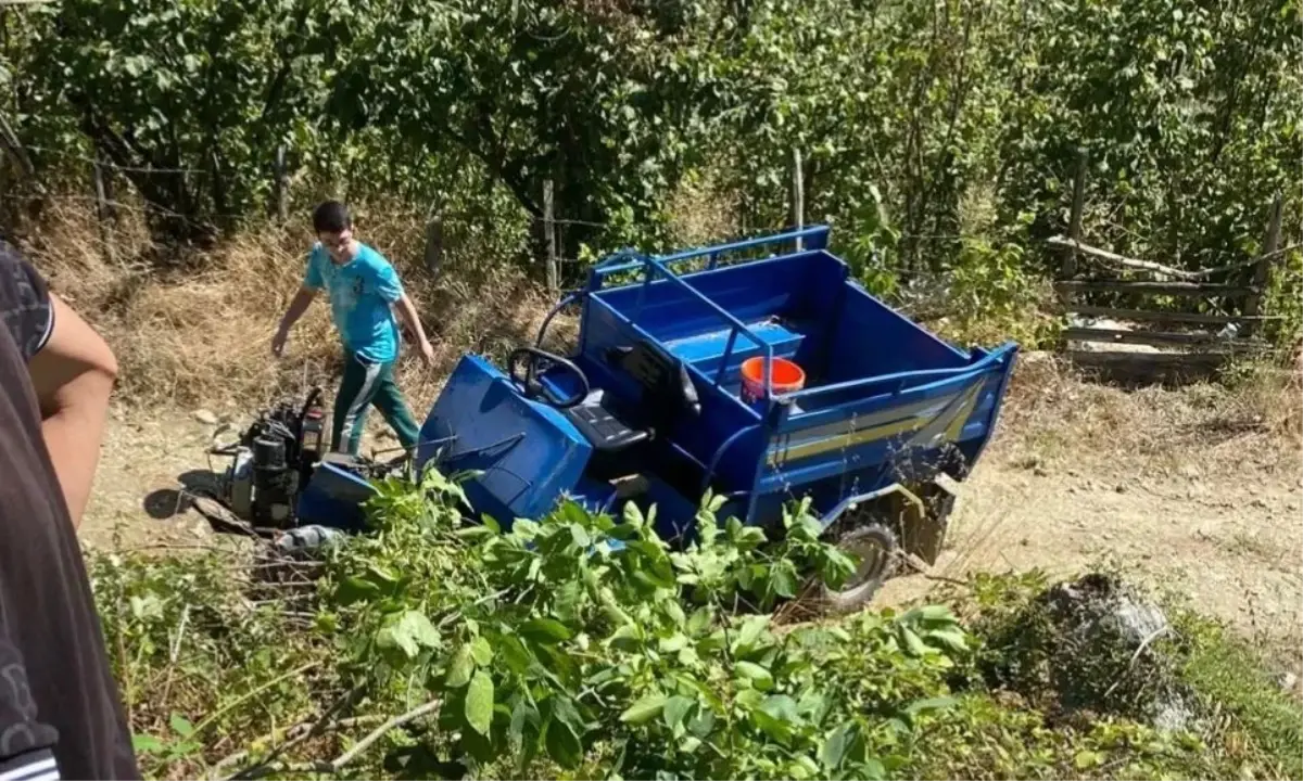 Yığılca'da Fındık İşçilerini Taşıyan Patpat Devrildi: 4 Yaralı