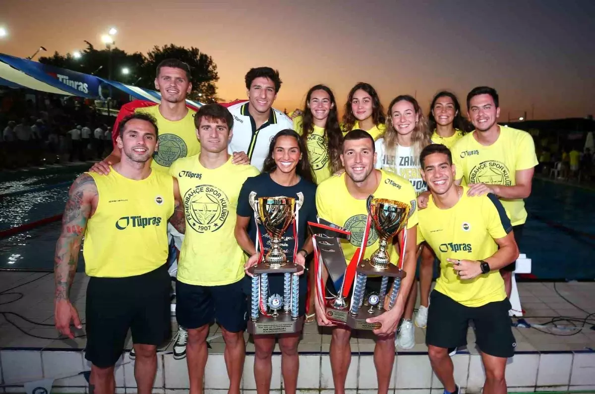 Fenerbahçe Yüzme Şubesi, Şampiyonada 5 Kupa Kazandı
