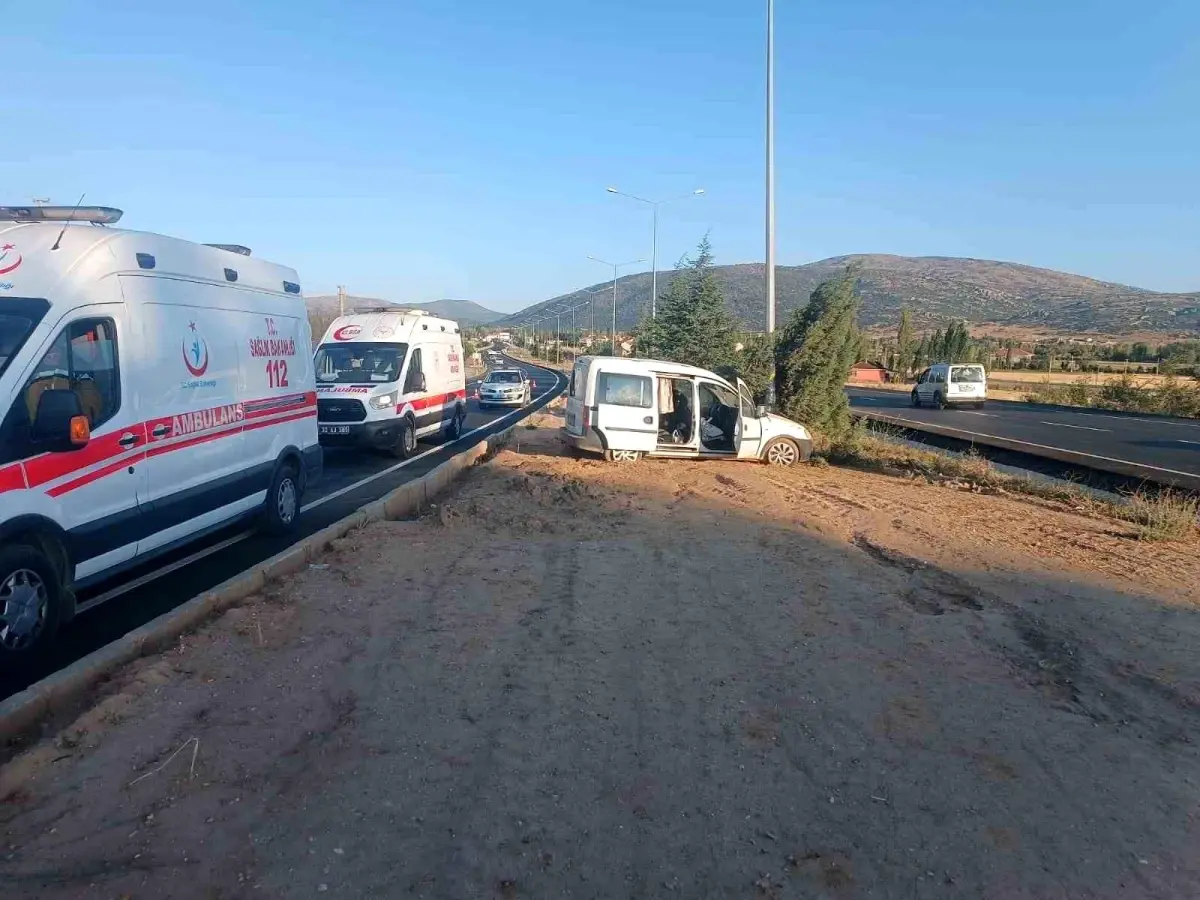 Isparta'da Trafik Kazası: 5 Yaralı