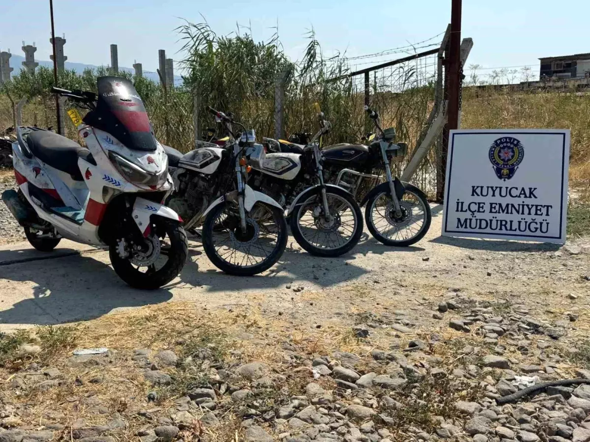 Aydın'da Motosiklet Hırsızlığı Operasyonu: 5 Şüpheli Yakalandı