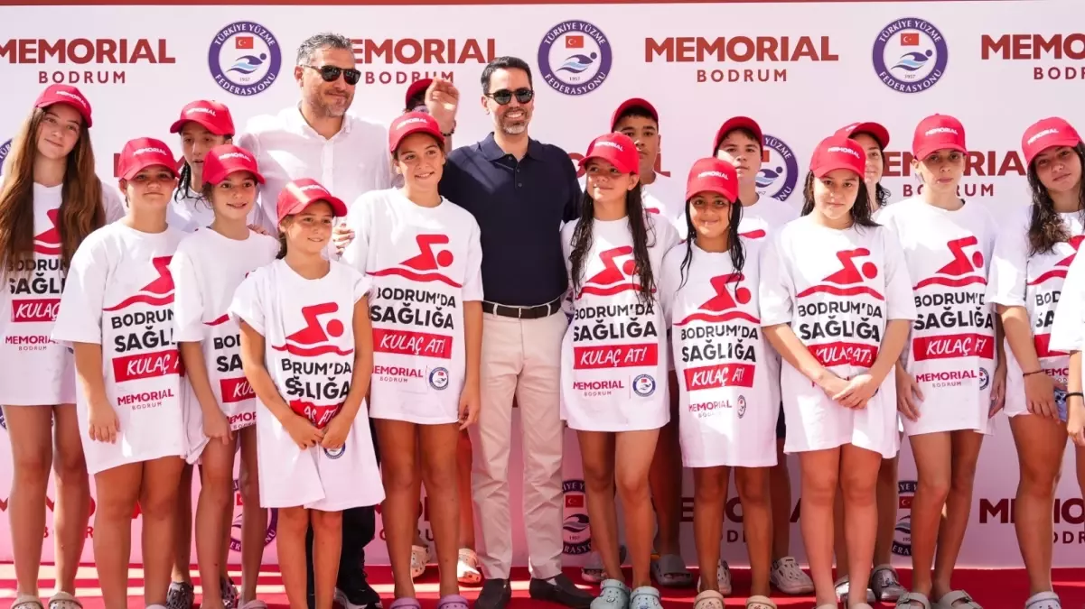 Memorial ve Yüzme Federasyonu Bodrum'da Sağlığa Kulaç Attı