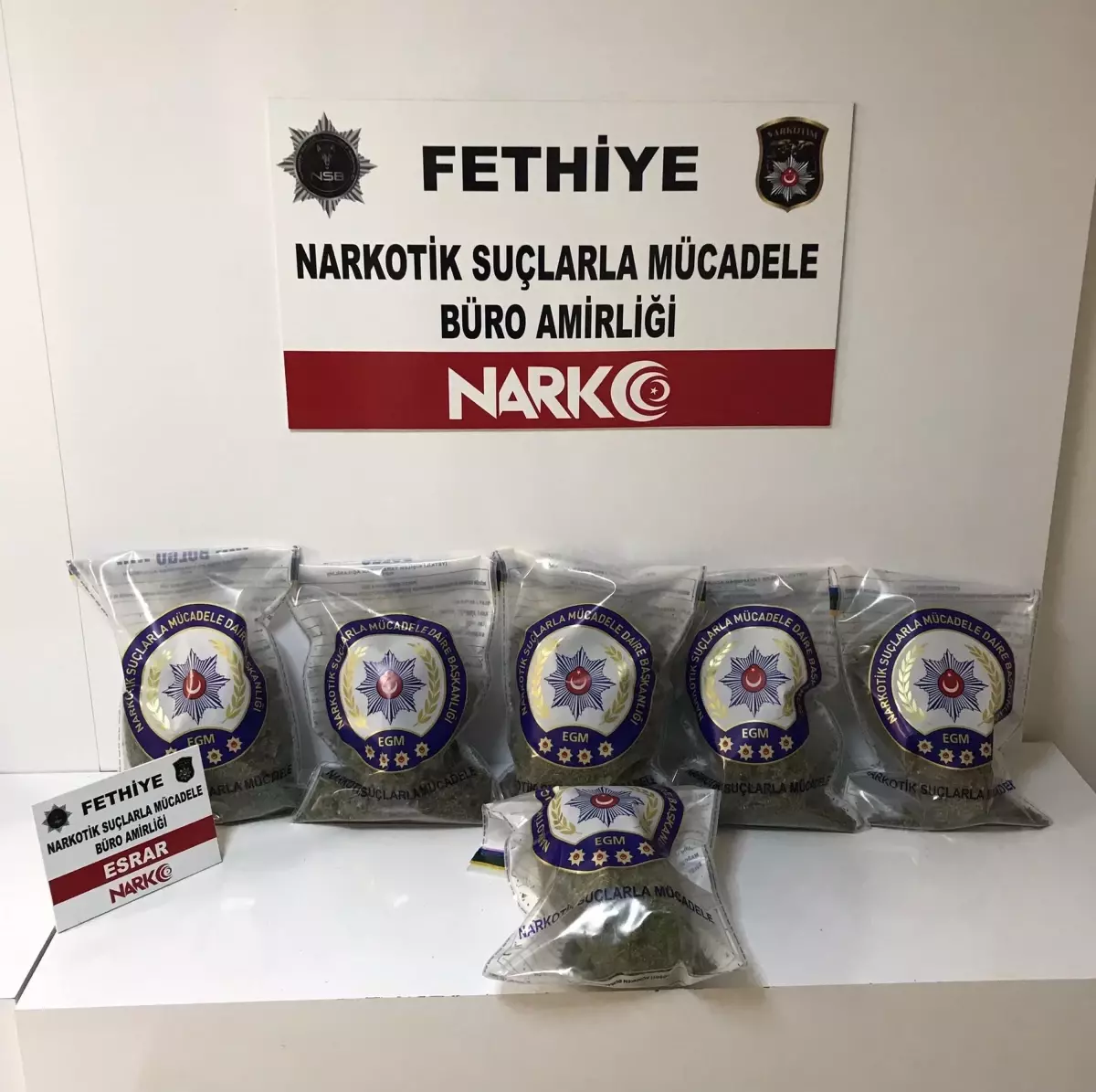 Fethiye'de Uyuşturucu Operasyonu: 2 Kilo 872 Gram Esrar Ele Geçirildi