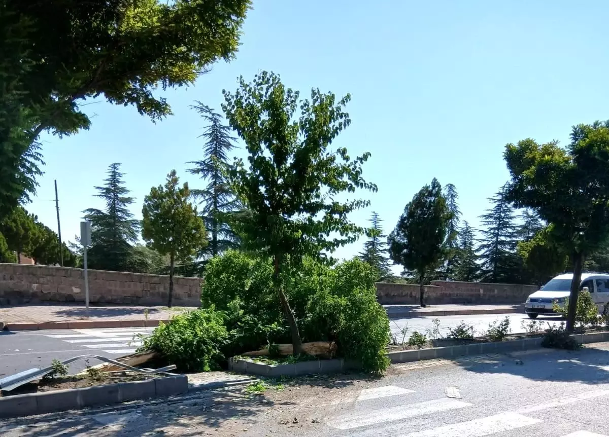 Kayseri'de Takla Atan Otomobilin Sürücüsü Yaralandı