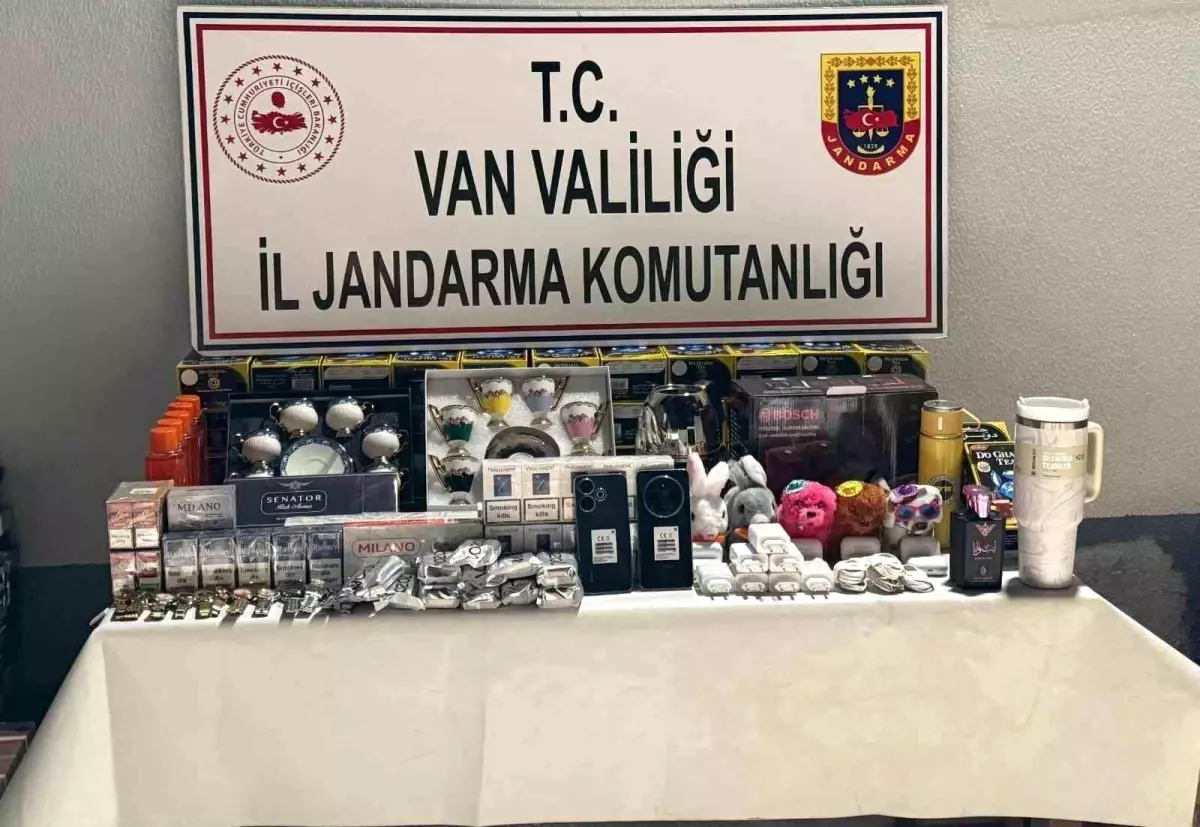 Van'da Gümrük Kaçağı Malzemelere Büyük Darbe