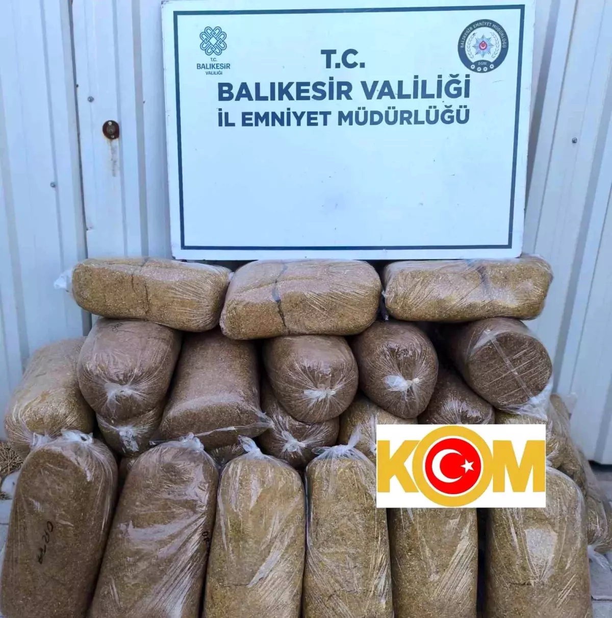 Bandırma'da Kaçak Tütün Operasyonu: 170 Kilogram Ele Geçirildi