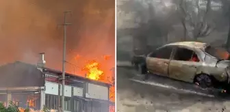 Çanakkale'de zamanla yarış sürüyor! Alevlerin sardığı bölgede korkunç görüntüler