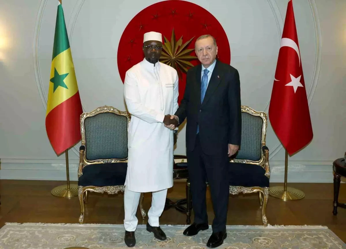 Cumhurbaşkanı Erdoğan, Senegal Başbakanı Sonko'yu kabul etti
