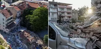 Depremin vurduğu Sındırgı havadan görüntülendi! İşte yıkılan bina sayısı
