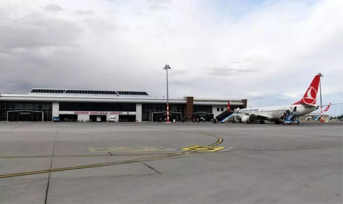 Erzurum Hava Limanı'ndan 2025'in İlk 7 Ayında 713 Bin Yolcu Uçtu