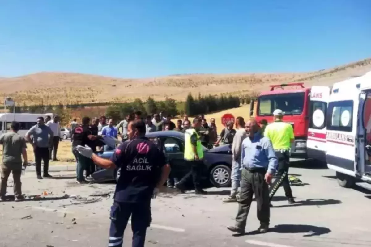 Kahramanmaraş'ta zincirleme kaza! 1 ölü, 8 yaralı