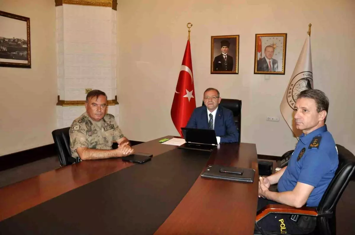 Kars'ta Temmuz Ayı Asayiş ve Güvenlik Toplantısı Yapıldı