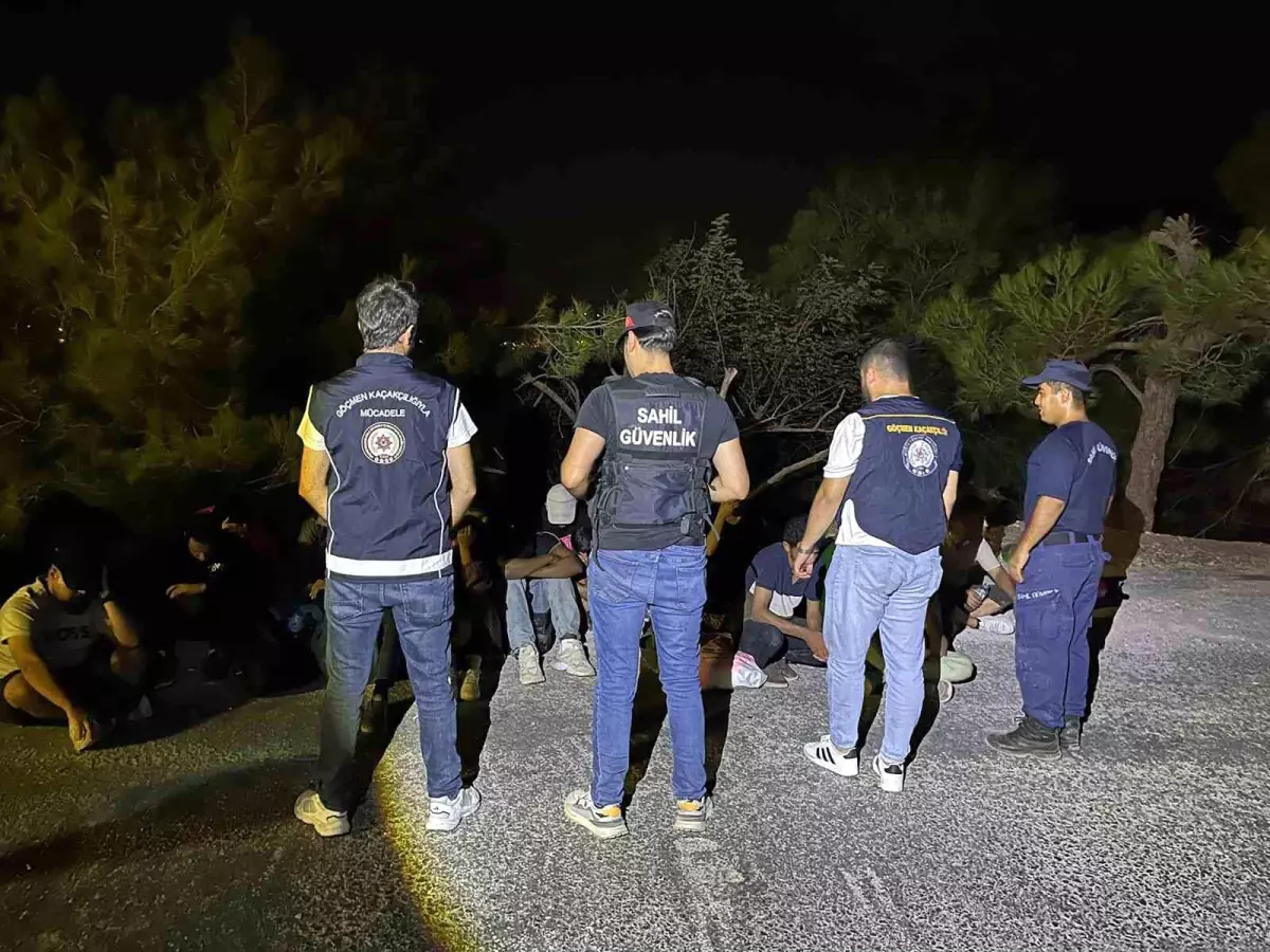 Marmaris'te 3'ü Çocuk 19 Düzensiz Göçmen Yakalandı