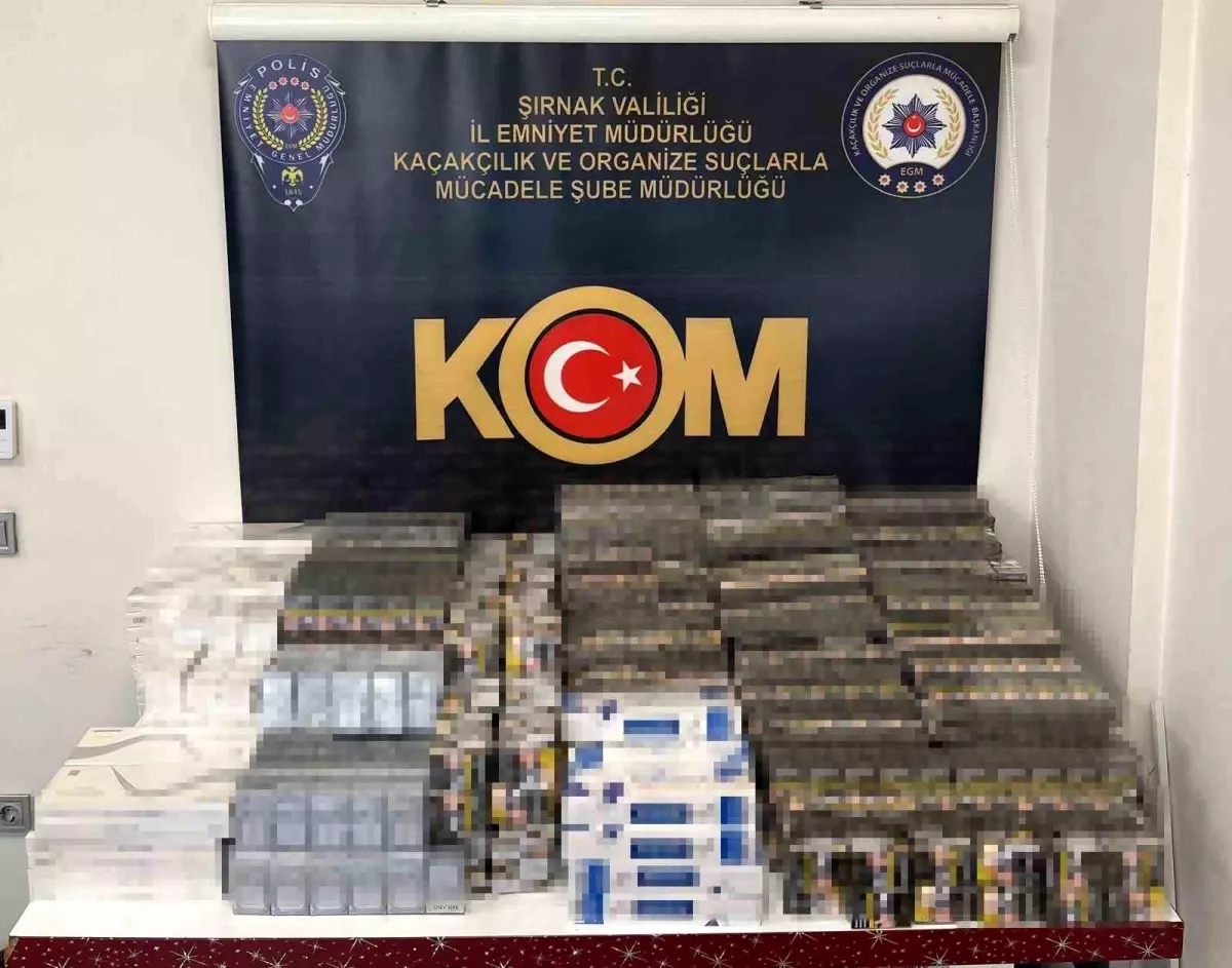 Şırnak'ta Kaçakçılık ve Narkotik Operasyonları: 45 Şüpheli Hakkında İşlem Başlatıldı