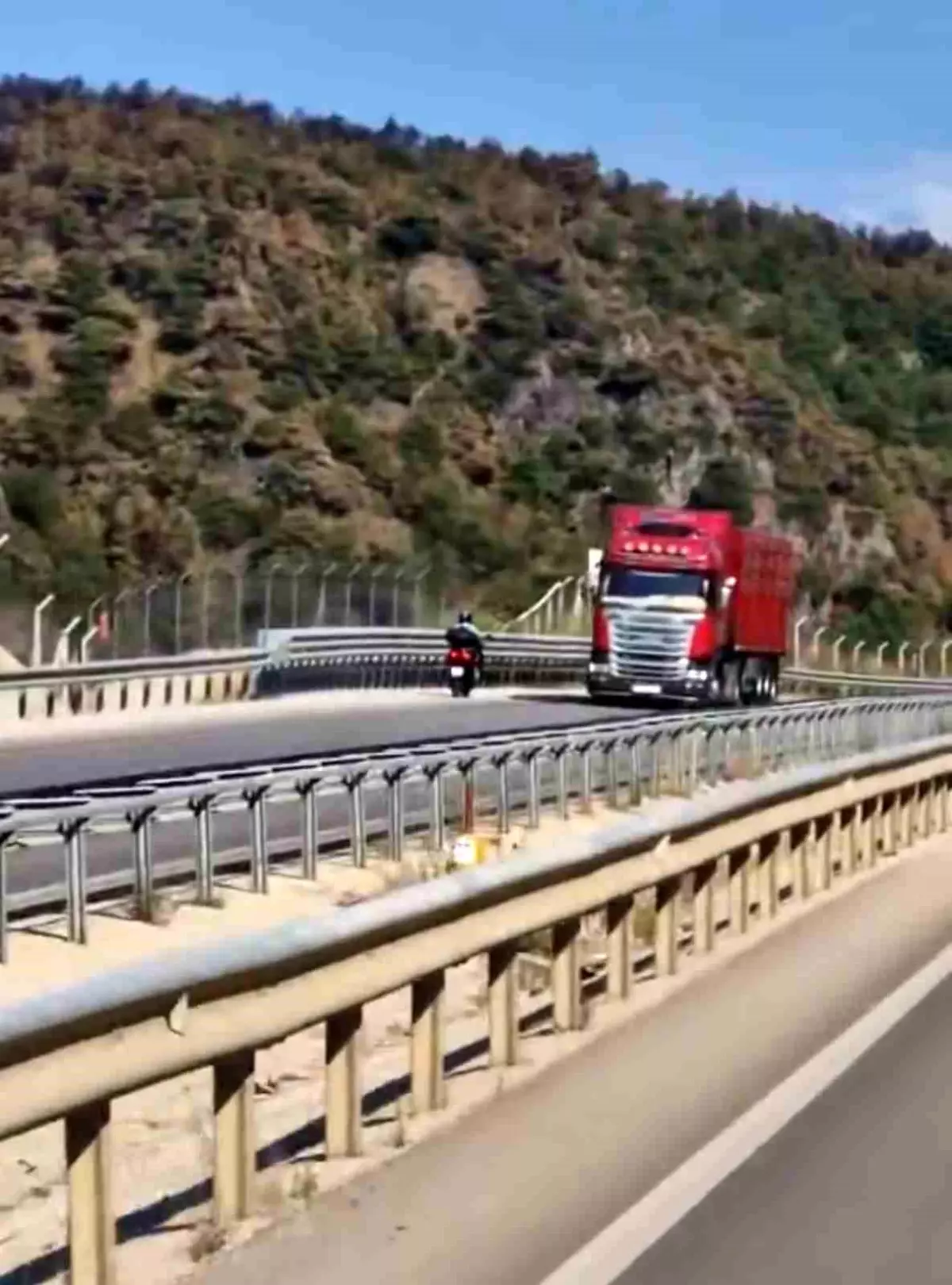 Tokat'ta Ters Şeritte Giden Motosiklet Sürücüsüne Rekor Ceza