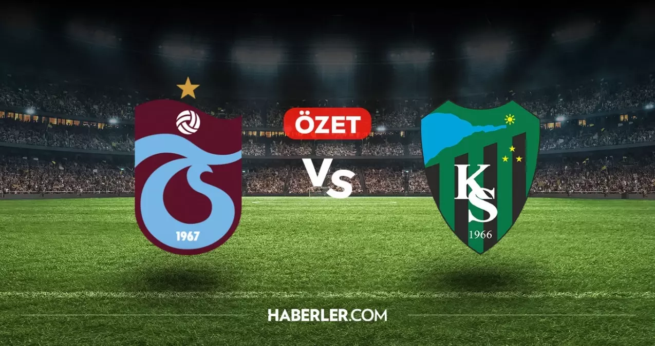 Trabzonspor Kocaelispor maç özeti ve golleri! (VİDEO) Trabzonspor Kocaelispor geniş özeti! Golleri kim attı, maç kaç kaç bitti?