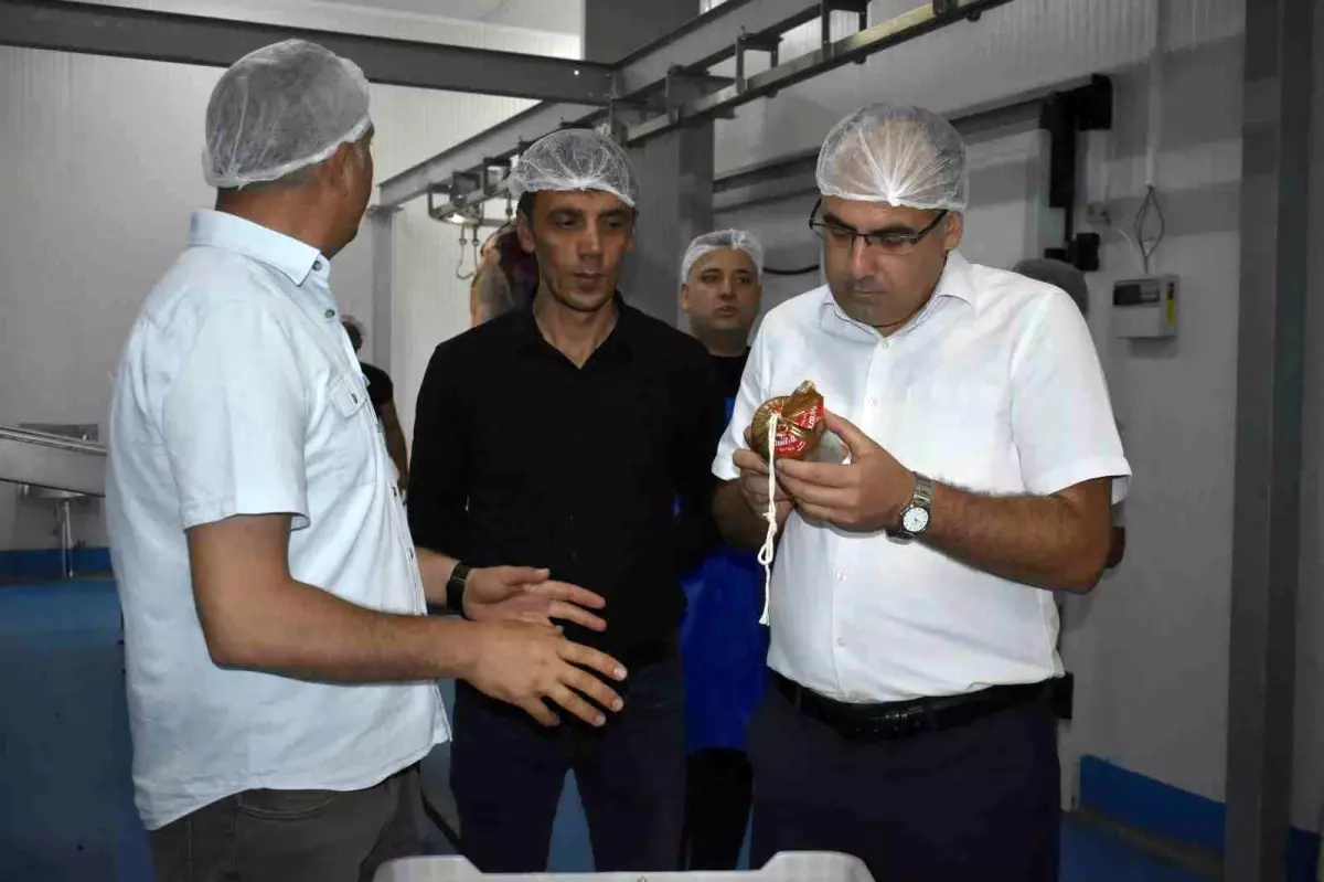 Bayburt'ta Turşu Fabrikası ve Et Tesisine Denetim Yapıldı