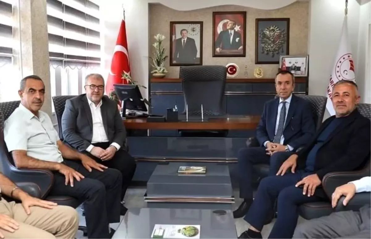 AK Parti Bilecik Milletvekili Halil Eldemir, Yeni Tarım ve Orman İl Müdürü'nü Ziyaret Etti
