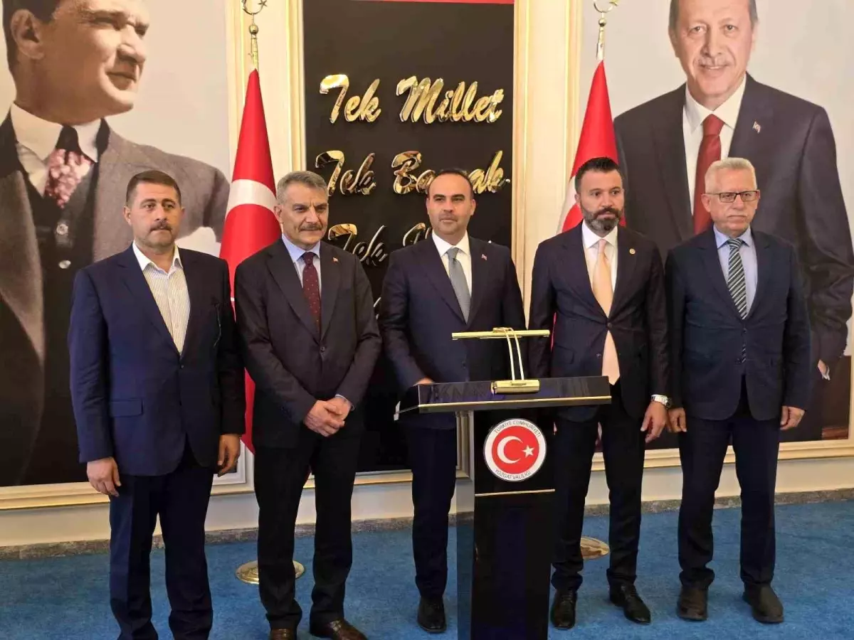 Bakan Kacır'dan Yozgat'ta Yatırım Müjdesi