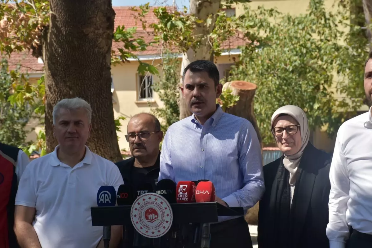 Bakan Murat Kurum: Depremde Hasar Tespit Çalışmaları Hızla Devam Ediyor