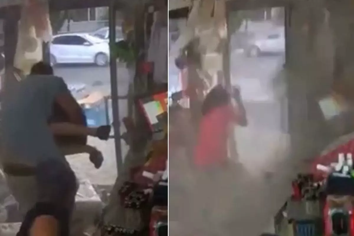 Balıkesir depremi market kamerasında! Ortalık savaş alanına dönmüş