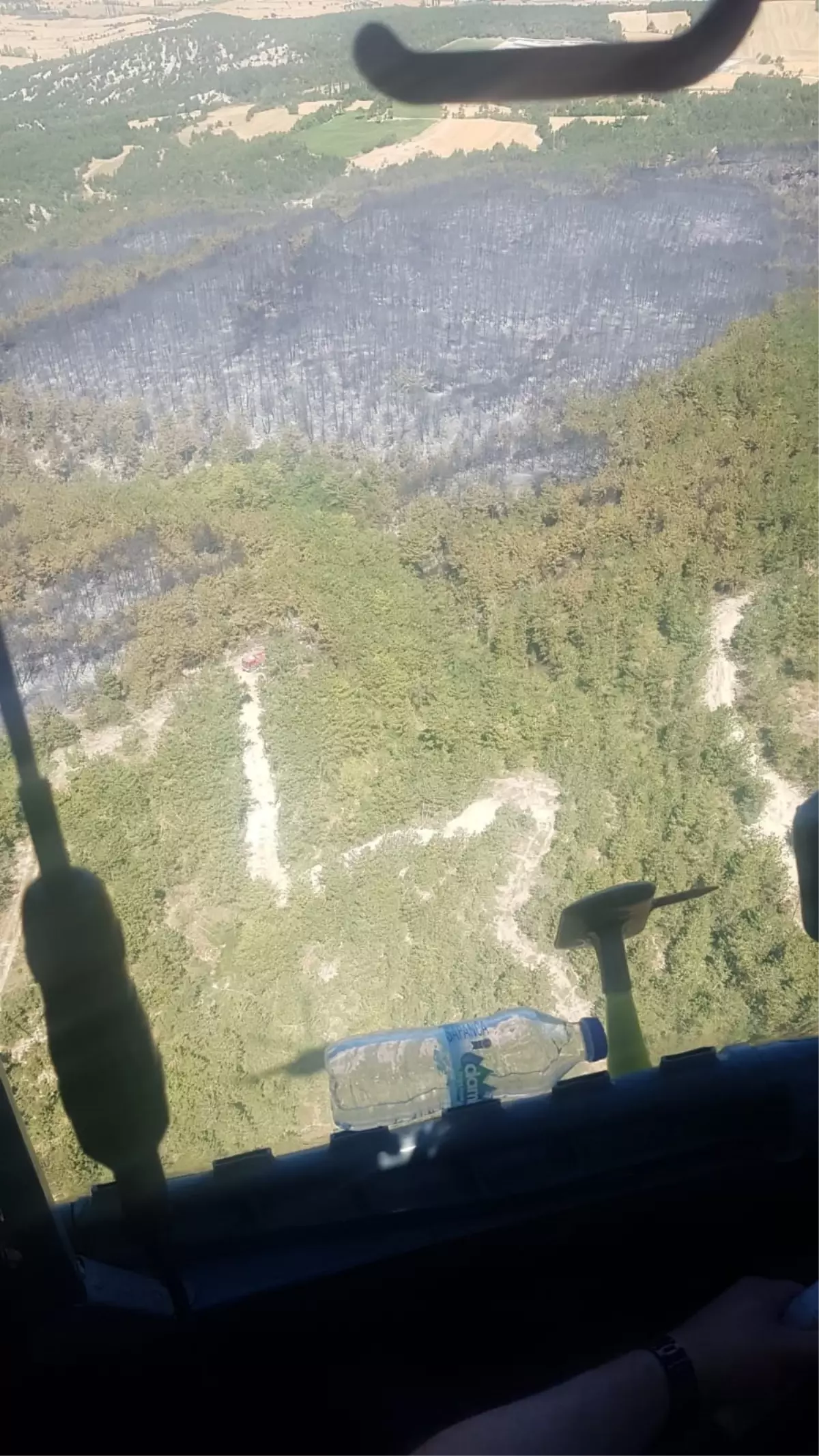 Bolu Mudurnu'da Orman Yangını 22 Saat Sonra Kontrol Altına Alındı