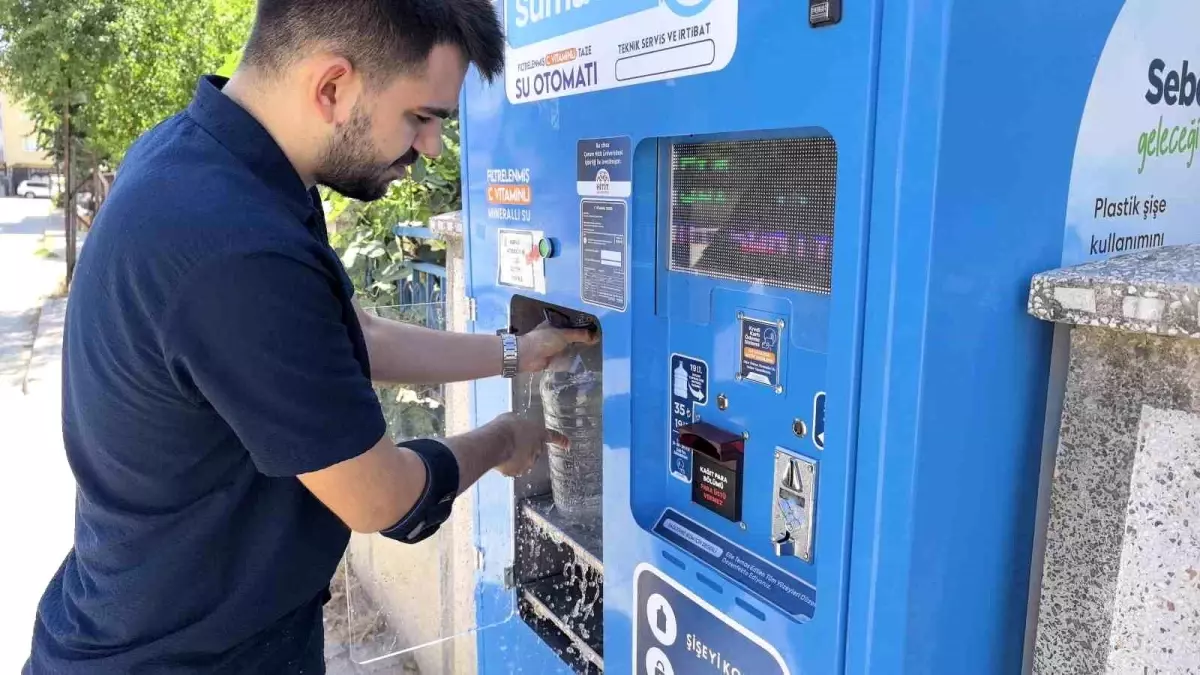İnegöl'de Genç Girişimciden Ucuz Mineralli Su Projesi