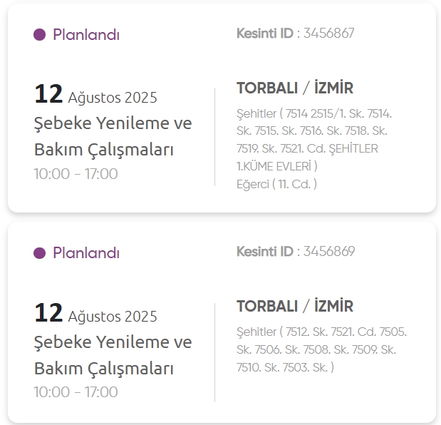 İzmir GEDİZ elektrik kesintisi! 12 Ağustos İzmir'de elektrik kesintisi ne zaman bitecek, elektrikler ne zaman gelecek?