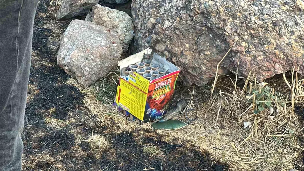 Maltepe'de Havai Fişek Yangına Neden Oldu