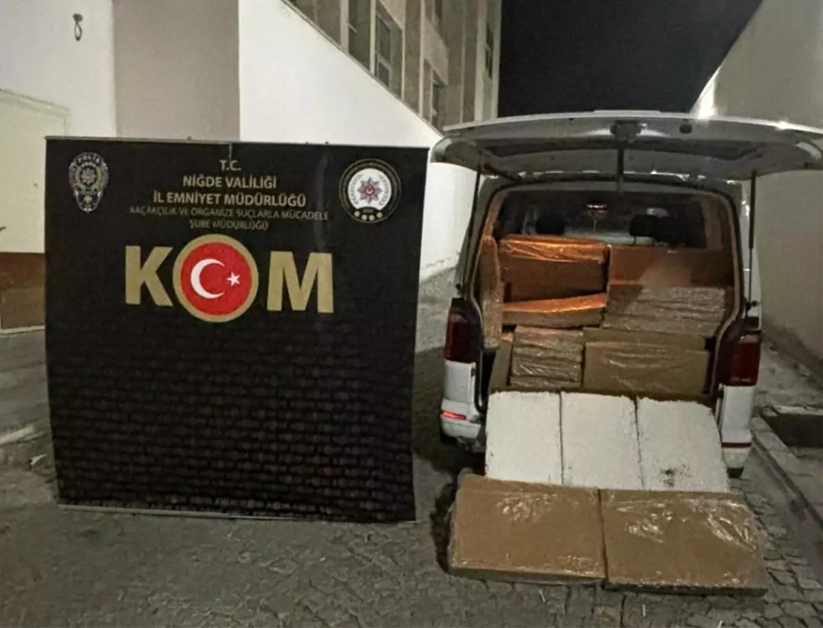Niğde'de Kaçakçılık Operasyonu: 8 Gözaltı